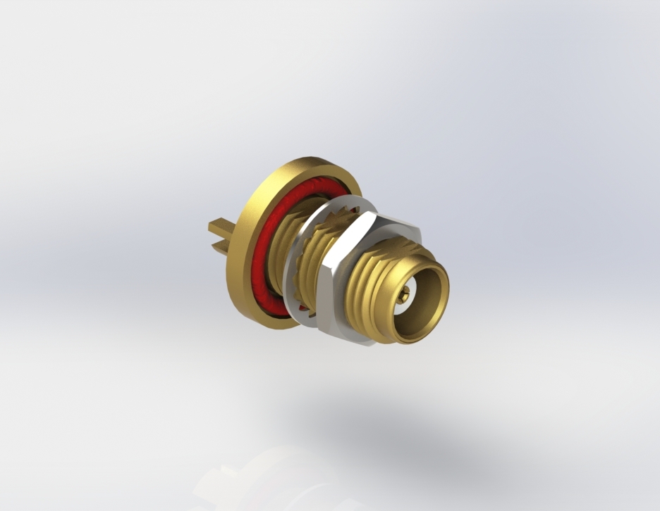 Fairview微波 Amphenol RF 3 GHz TNC隔板PCB边缘安装同轴连接器